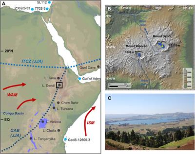 Holocene Hydroclimate Variability and Vegetation Response in the Ethiopian Highlands (Lake Dendi)